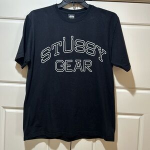 Stussy Gear Black Short Sleeve Tee